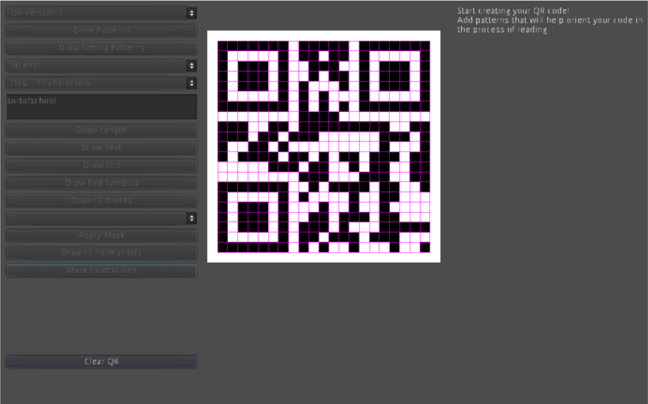 QR step-by-step